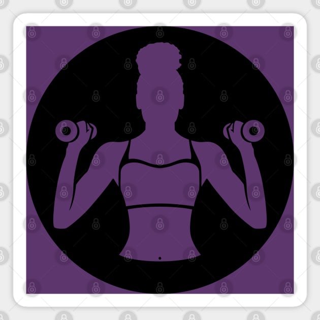 Weight Lifting for Women Magnet by Melanificent1